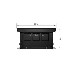 Конвектор внутрипольный Royal Thermo ATRIUM-110/200/1800-DG-U-BL