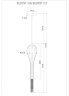 Подвесной светильник Arte Lamp A1577SP-1GO