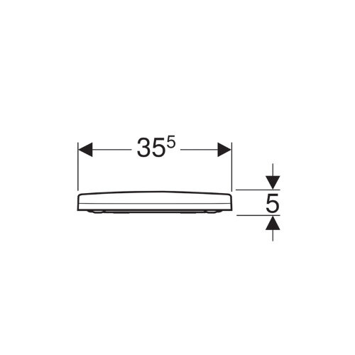 Сиденье с крышкой ACANTO тонкое, быстросъемное с микролифтом (500.605.01.2)