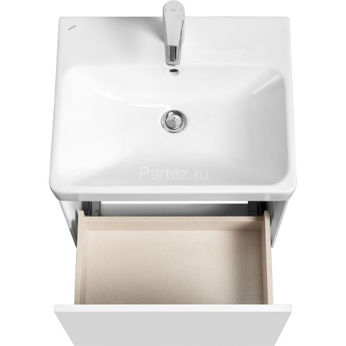 Тумба под раковину Aquaton Асти 55 подвесная, белый (1A263101AX2B0)