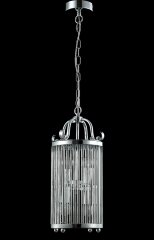 Подвесная люстра Crystal Lux TADEO SP4 D200 CHROME/TRANSPARENTE