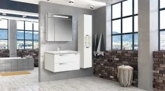 Пенал подвесной Roca Lago 35 см, с корзиной, белый (7.8572.9.780.6)