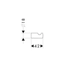 Крючок Hansgrohe Logis, (40511000)
