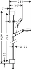 26536400 Crometta Vario Unica душевой набор 900mm