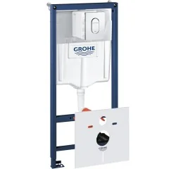 Инсталляция Grohe Rapid SL для унитаза с клавишей смыва Хром (38929000)