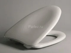 Крышка-сиденье для унитаза Haro Арктик стальное крепление, белое (512086)