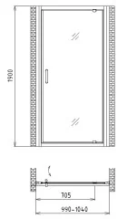 Душевая дверь Gemy Sunny Bay S28160