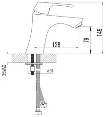 Смеситель Lemark Unit LM4506C для раковины
