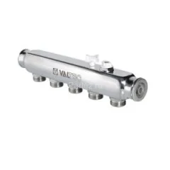 Коллектор распределительный НЕРЖ. 1&quot;х9х3/4&quot;ЕК VALTEC