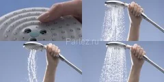 27885000 Raindance Душевой набор Raindance E 120 AIR 3jet/Unica’D 0,90 м, ½’ АКЦ!!!