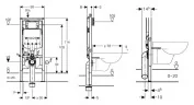 Инсталляция Geberit Duofix Sigma для унитаза со смывным бачком (111.796.00.1)