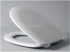 Крышка-сиденье для унитаза Haro Венто стальное крепление двухпозиционное, белое (536457)