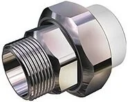Муфта комб. разъем. PPR-НР D63х2&quot; Lammin