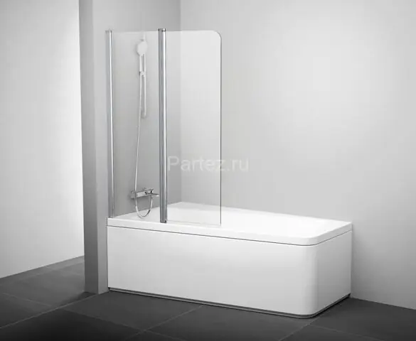 Шторка для ванны распашная Ravak 10CVS2 100х150 цвет профиля хром (7QLA0C03Z1)