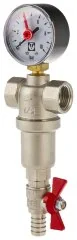 Фильтр промывной с манометром и сливным краном 3/4&quot; VALTEC