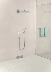 26455000 FixFit Square Шланговое подсоединение с клапаном обратного тока, хром