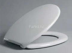 Крышка-сиденье для унитаза Haro Каладон стальное двухпозиционное крепление, белое (528477)