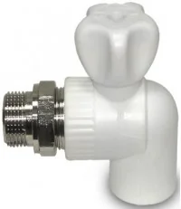 Кран радиаторный PPR угловой D25х1/2&quot; Aquapipe
