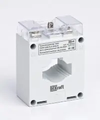 Трансформатор тока ТШП-0.66 0.5 200/5 5В.А d30мм DEKraft 50136DEK
