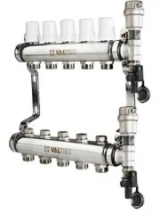 Коллекторная группа НЕРЖ. в сборе 1&quot;х9х3/4&quot;ЕК VALTEC