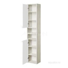 Шкаф подвесной AQUATON Флай одностворчатый, левая, дуб крафт (1A237903FAX1L)