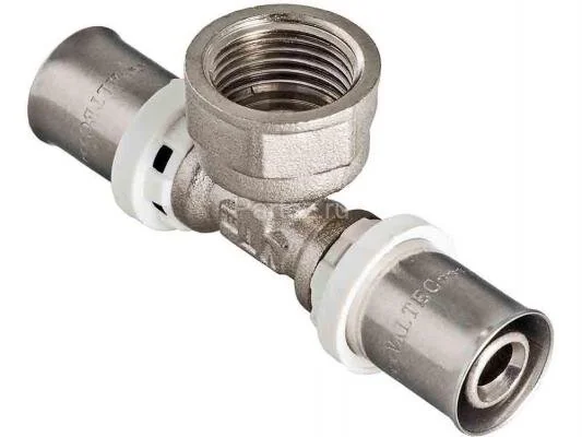 Тройник пресс-ВР 40х1"х40 VALTEC