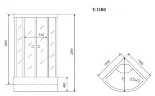 Timo Comfort T-8800 P Clean Glass душевая кабина (100*100*220), шт