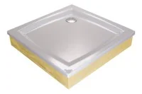 Душевой поддон Ravak Perseus-90 EX (900 x 900) самонесущий для облицовки