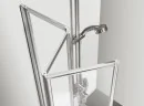 Шторка для ванны складная Azario PRESTON 80х150 цвет профиля хром (AZ-NFC6433 800)