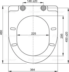 Сиденье для унитаза Alcaplast, Softclose (A66)