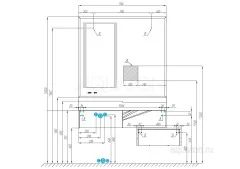 Зеркало AQUATON Сакура 120 с подсветкой (1A220002SKW80)