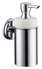 Дозатор жидкого мыла Hansgrohe Logis Classic керамический, хром (41614000)