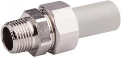 Муфта комбинированная разъемная PPR-НР D25х3/4&quot; Ekoplastik