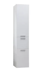 Пенал подвесной AQUATON Инди с корзиной для белья, белый (1A188603ND010)