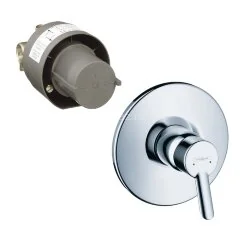 31764000 XX Focus S Смеситель для душа, однорычажный, CМ, (внешняя + скрытая часть)