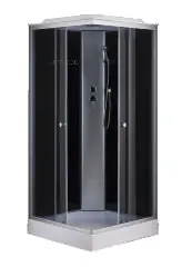 Душевая кабина Loranto 90х90х215, поддон 13 см, верхний душ (CS-6491G)