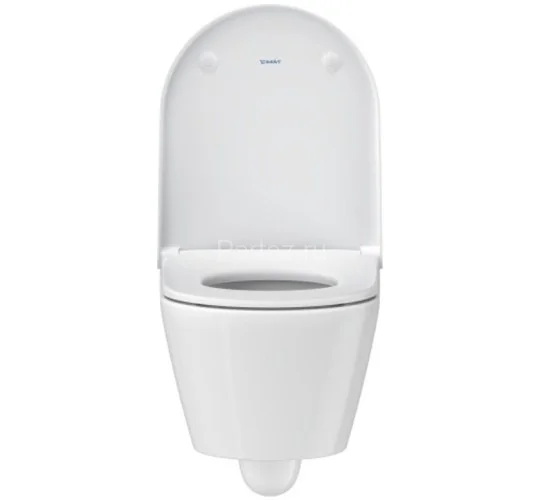 Унитаз подвесной Duravit D-Neo Rimless с креплением Durafix, сиденье микролифт, белый (45770900A1)
