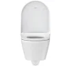 Унитаз подвесной Duravit D-Neo Rimless с креплением Durafix, сиденье микролифт, белый (45770900A1)