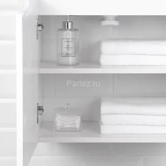 Комплект тумба Итана Alexa 45 (455х250х570) подвесная, с раковиной Фостер 45, левый, белый глянец (C