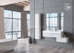 Шкафчик AQUATON Сакура подвесной, левосторонний, светлое дерево (1A220803SKW8L)
