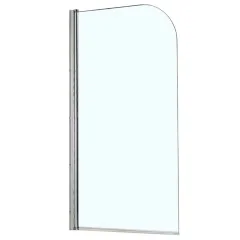 Шторка для ванны распашная Azario Merrit 80х140 цвет профиля серебро (AZ-NF6211 800)