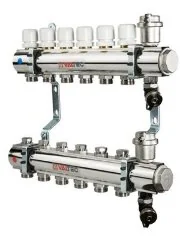 Коллекторная группа из латуни в сборе 1&quot;х10х3/4&quot;ЕК VALTEC