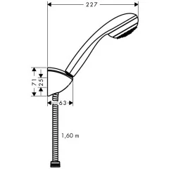 27577000 Душевой набор Crometta 85 1jet
