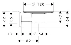 41615000 Logis Classic Мыльница керамическая
