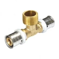 Тройник пресс-НР 16х1/2&quot;х16 VALTEC