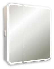 Зеркало-шкаф AZARIO Alliance 805х198х800 LED - подсветка, сенсорный выключатель, белый (LED-00002516