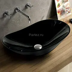 Накладная раковина melana mln-7811ab (черная)