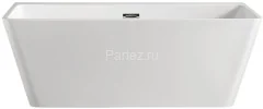 Ванна акриловая Azario OXFORD 1700х830х650, пристенная, в комплекте с сифоном и металлической рамой 