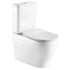 Унитаз-компакт Azario Maro 690х385х840 напольный, безободковый, с бачком и сиденьем микролифт (AZ-21