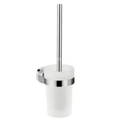 Ёрш для унитаза Hansgrohe Logis Universal с держателем,стекло, хром (41722000)